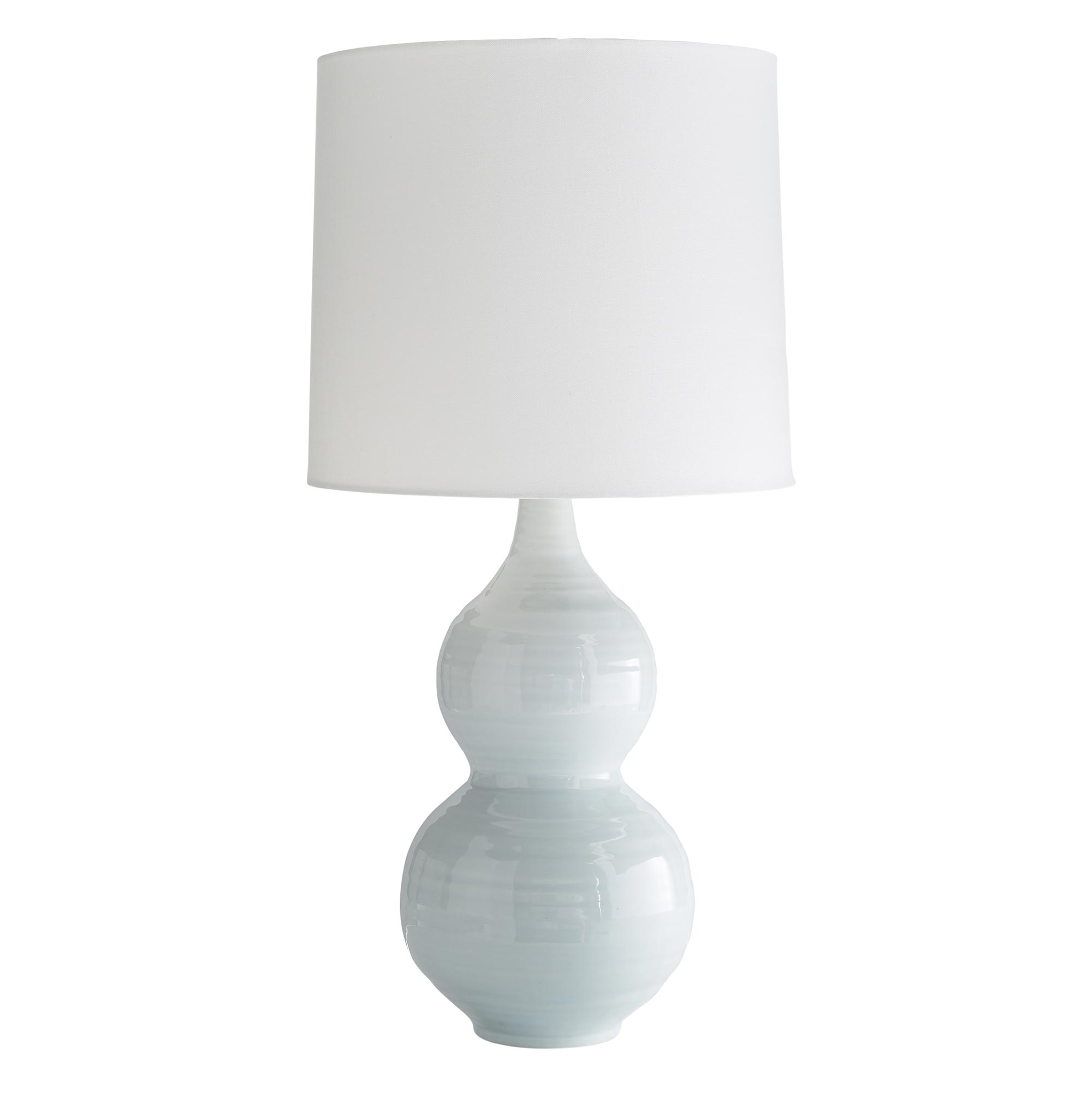 17352-151 - Lacey Lamp - Ice Blue, Ceramic