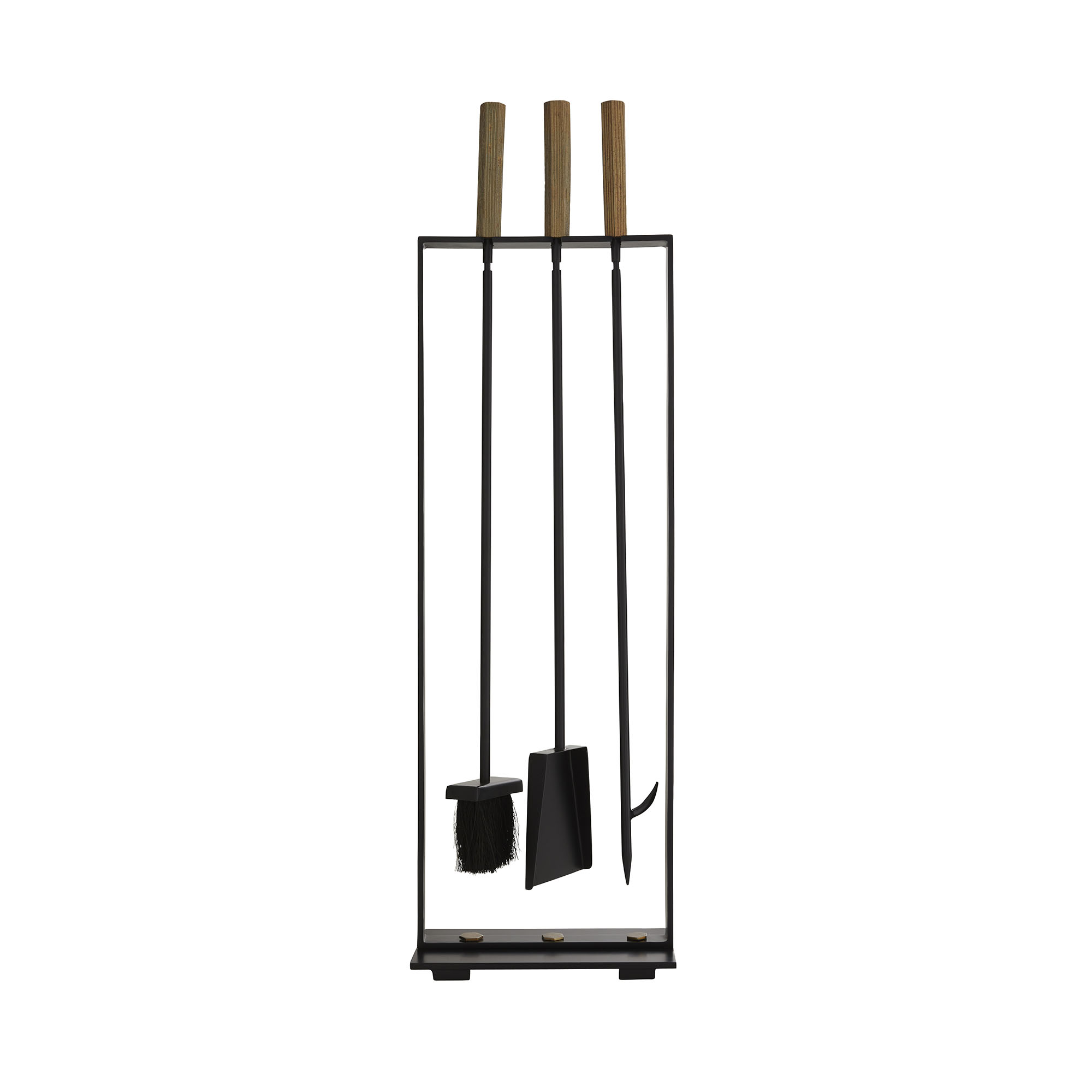 2112 - Landt Fireplace Tool Set - Blackened Iron, Iron