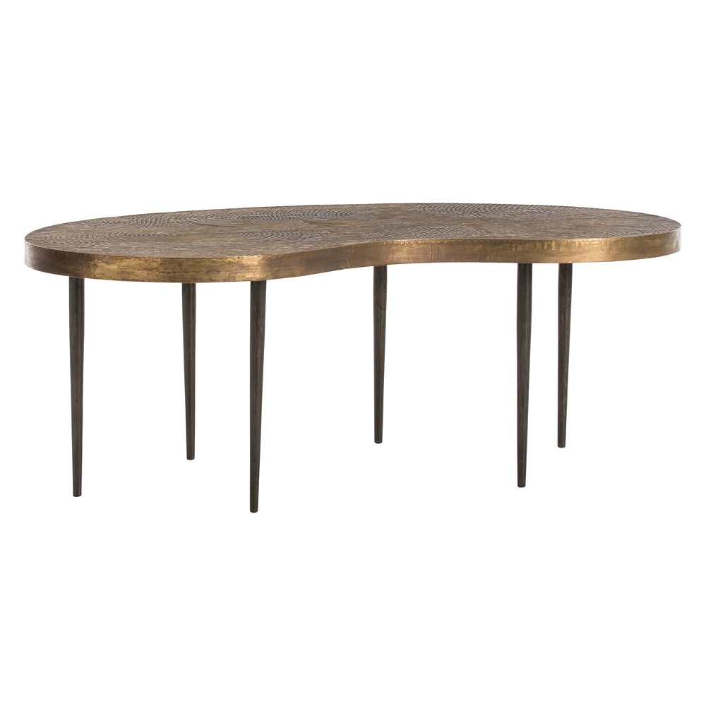 2117 - Sloan Coffee Table - Antique Brass, Brass