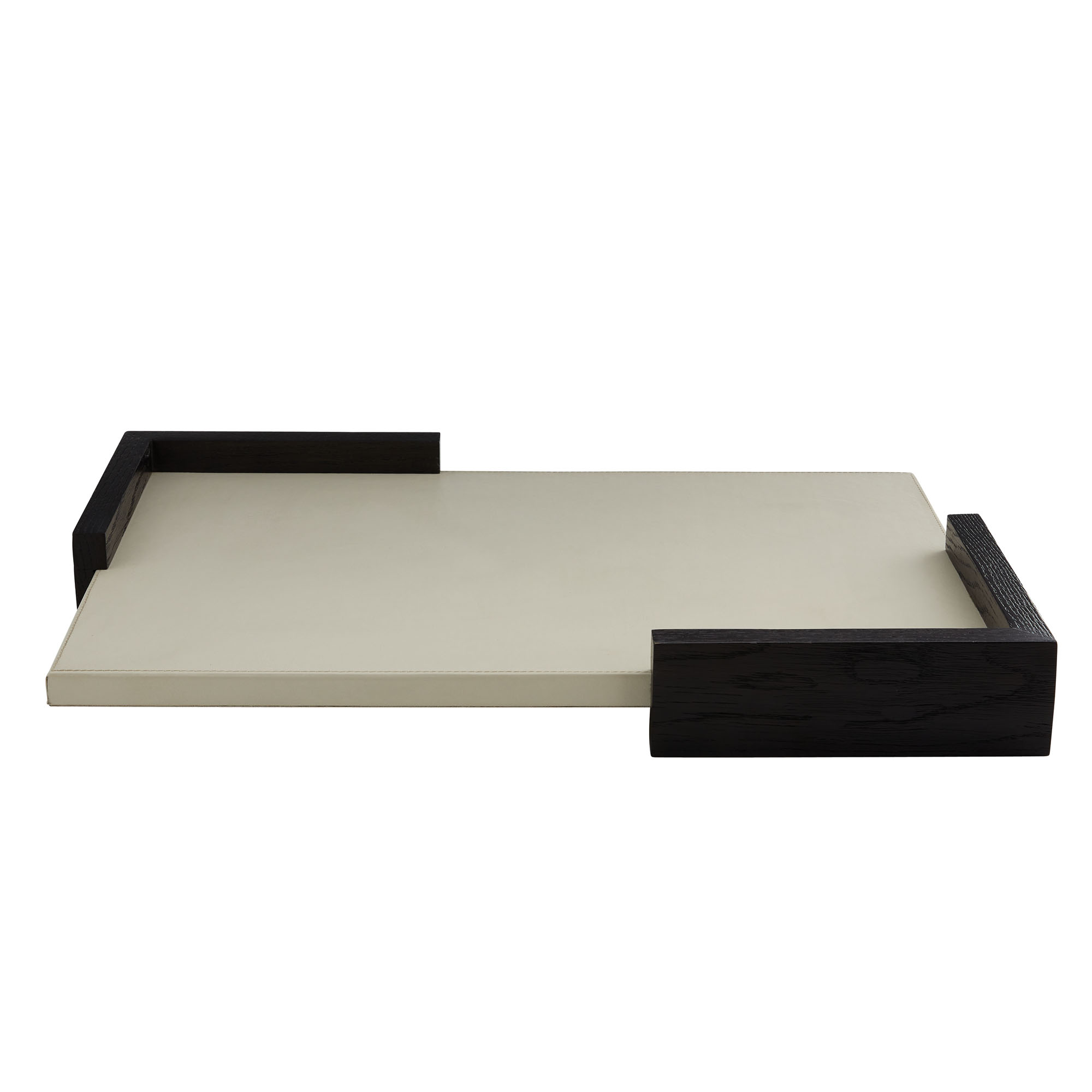 4643 - Odin Tray - Ivory, Leather