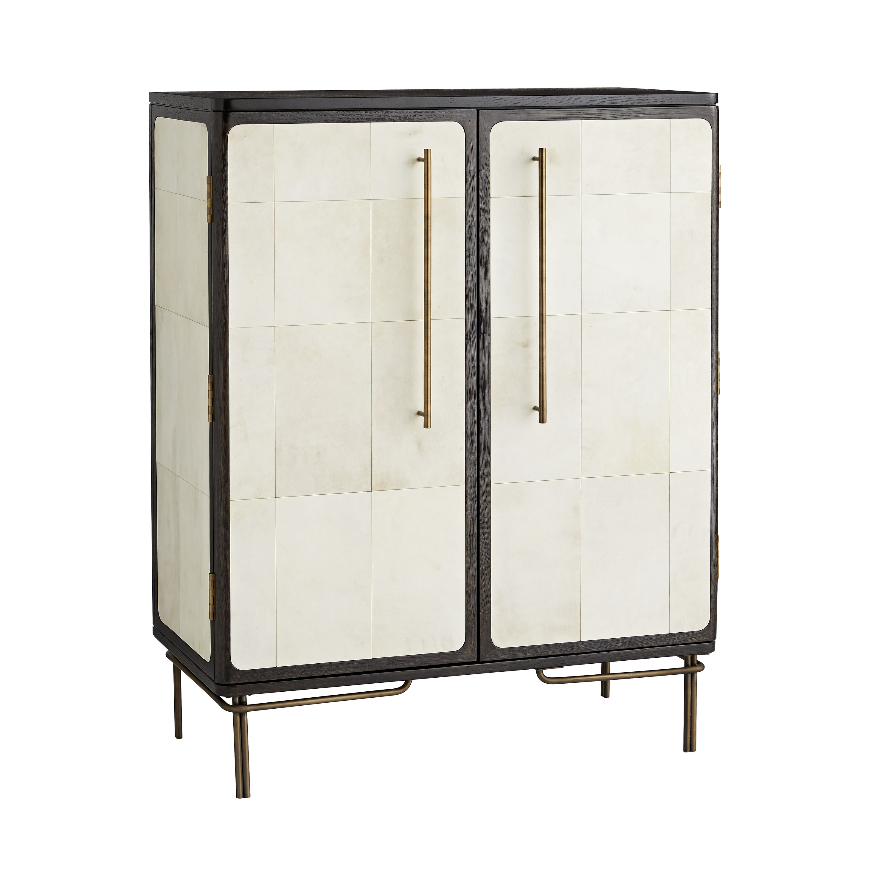 4811 - Edison Cocktail Cabinet - Ebony, Oak Wood