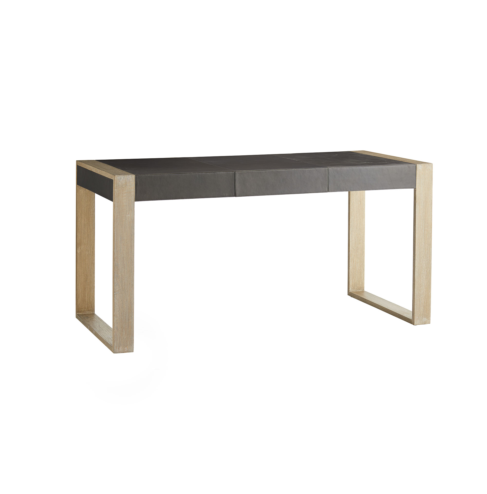 4888 - Honour Desk - Dim Gray, Leather
