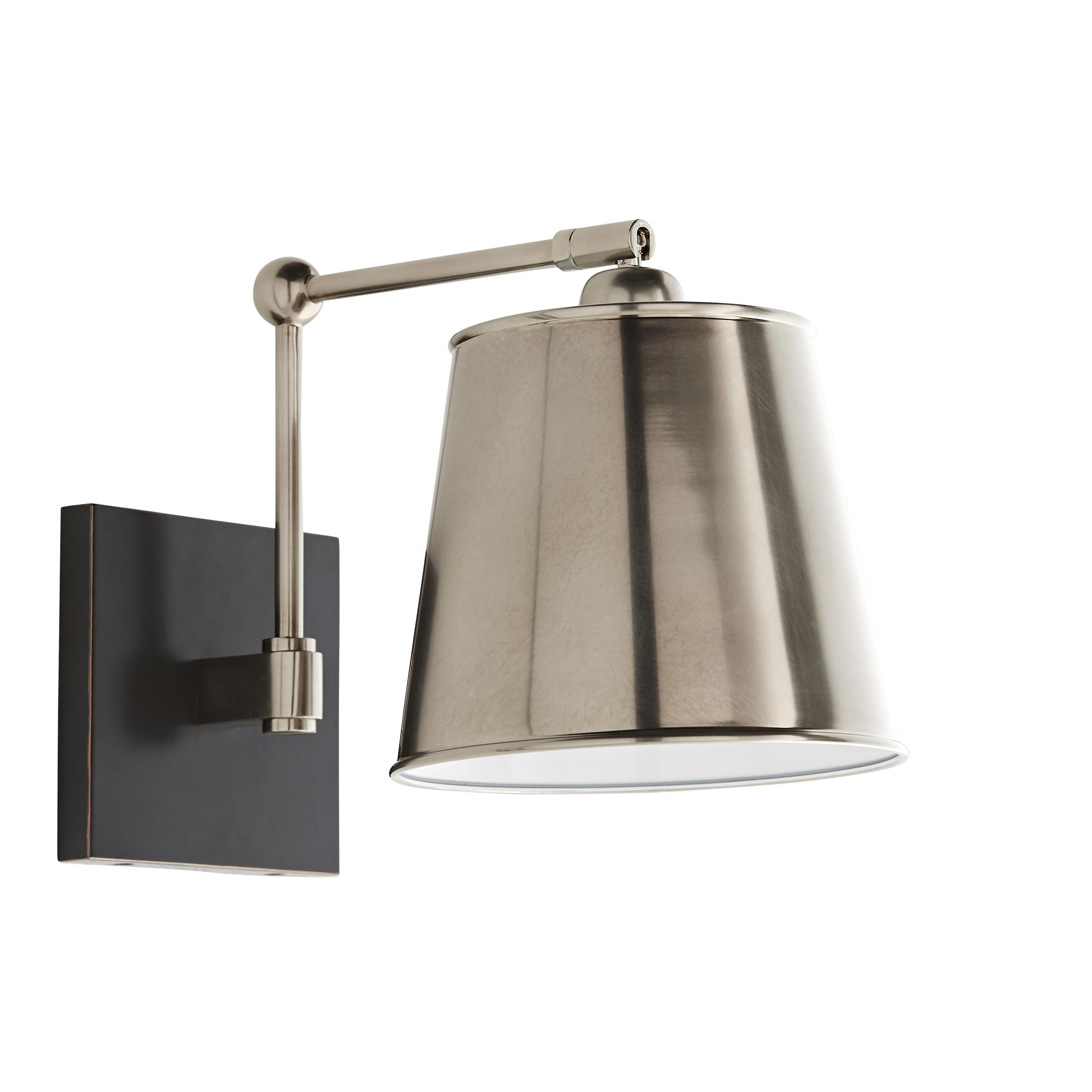 49026 - Watson Sconce - Vintage Silver, Steel