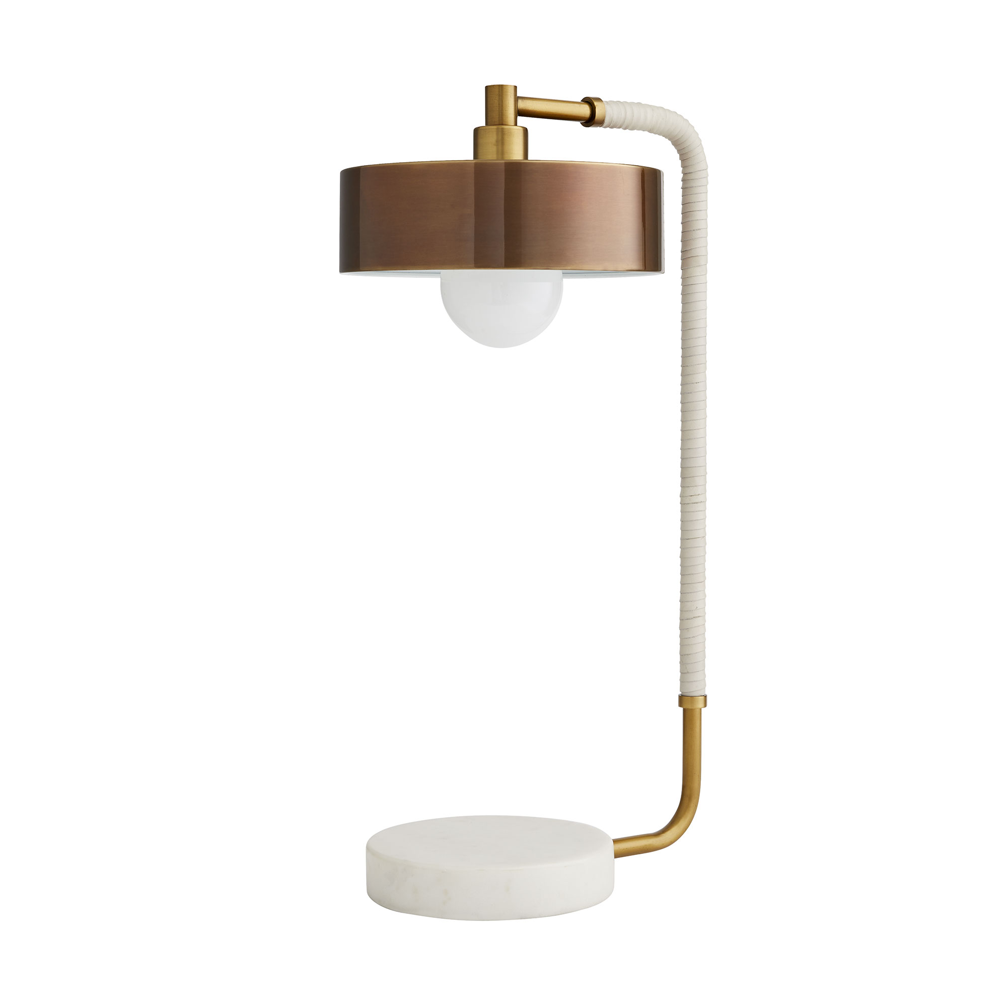 49735 - Aaron Desk Lamp - Heritage Brass, Steel