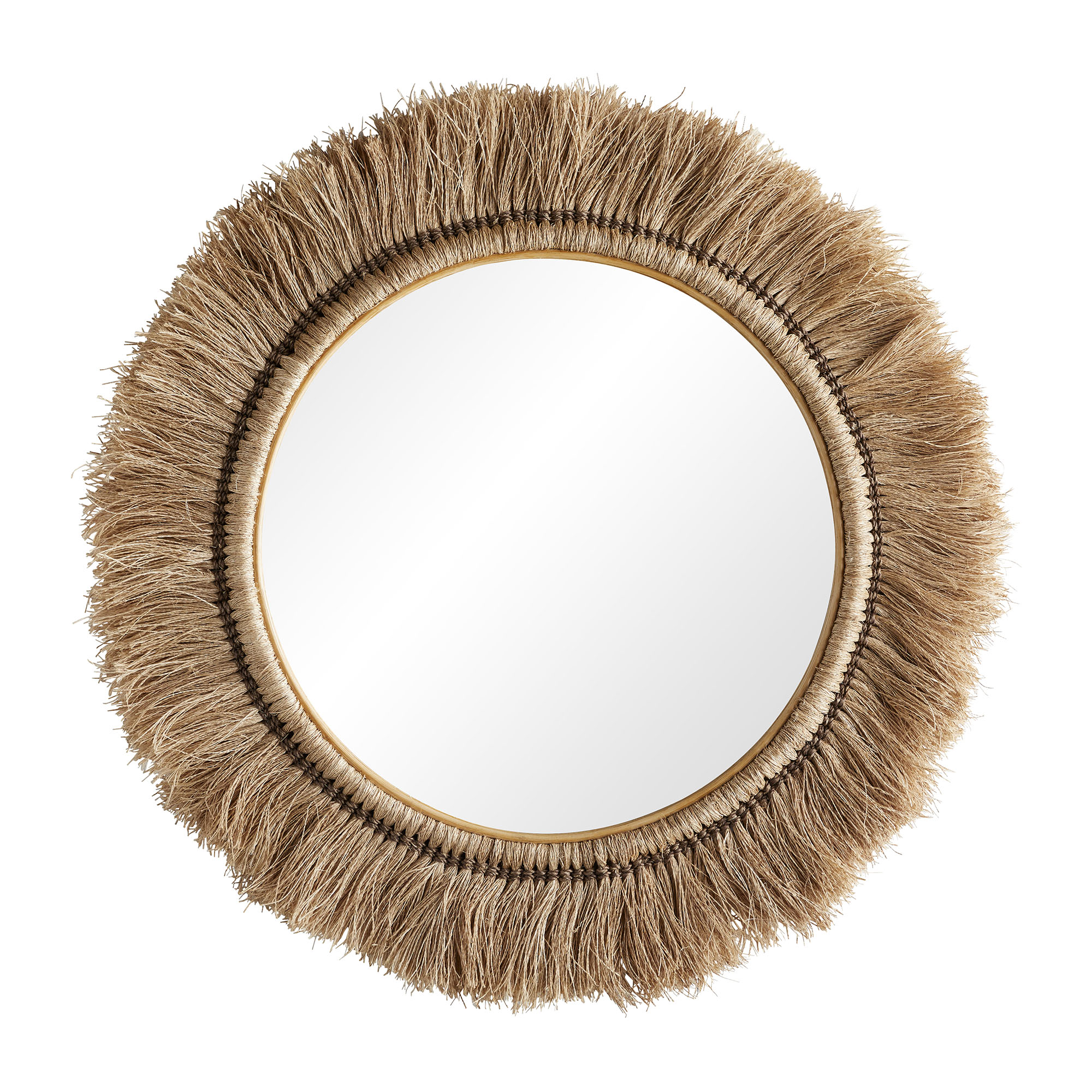 5017 - Kai Mirror - Natural, Abaca