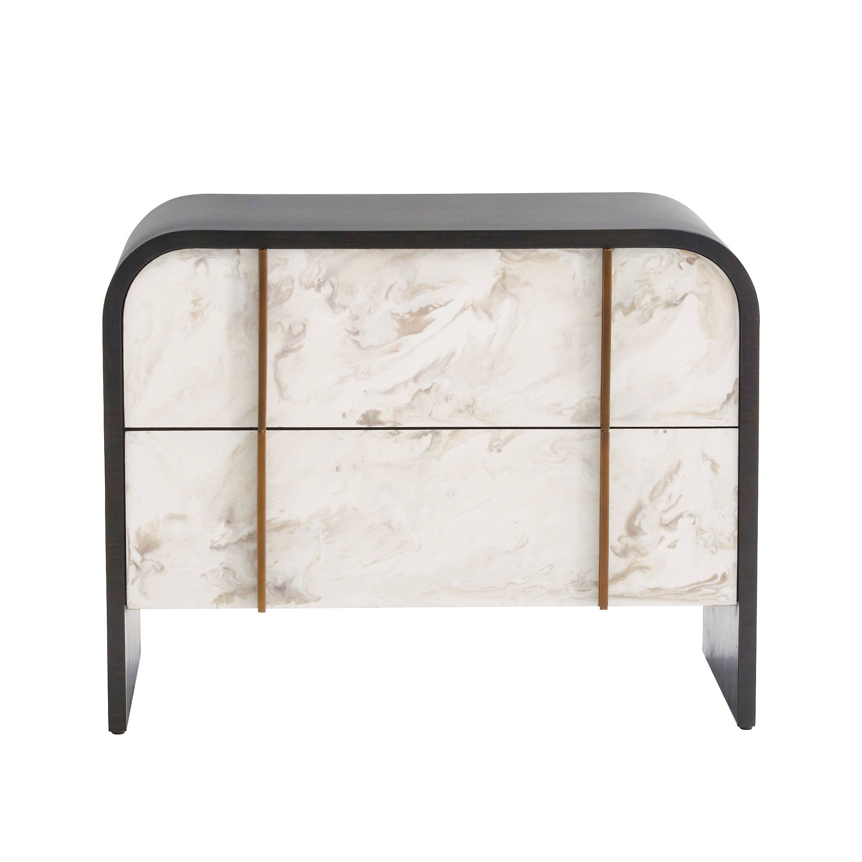 5722 - Moira Side Table - Ebony, Oak Veneer