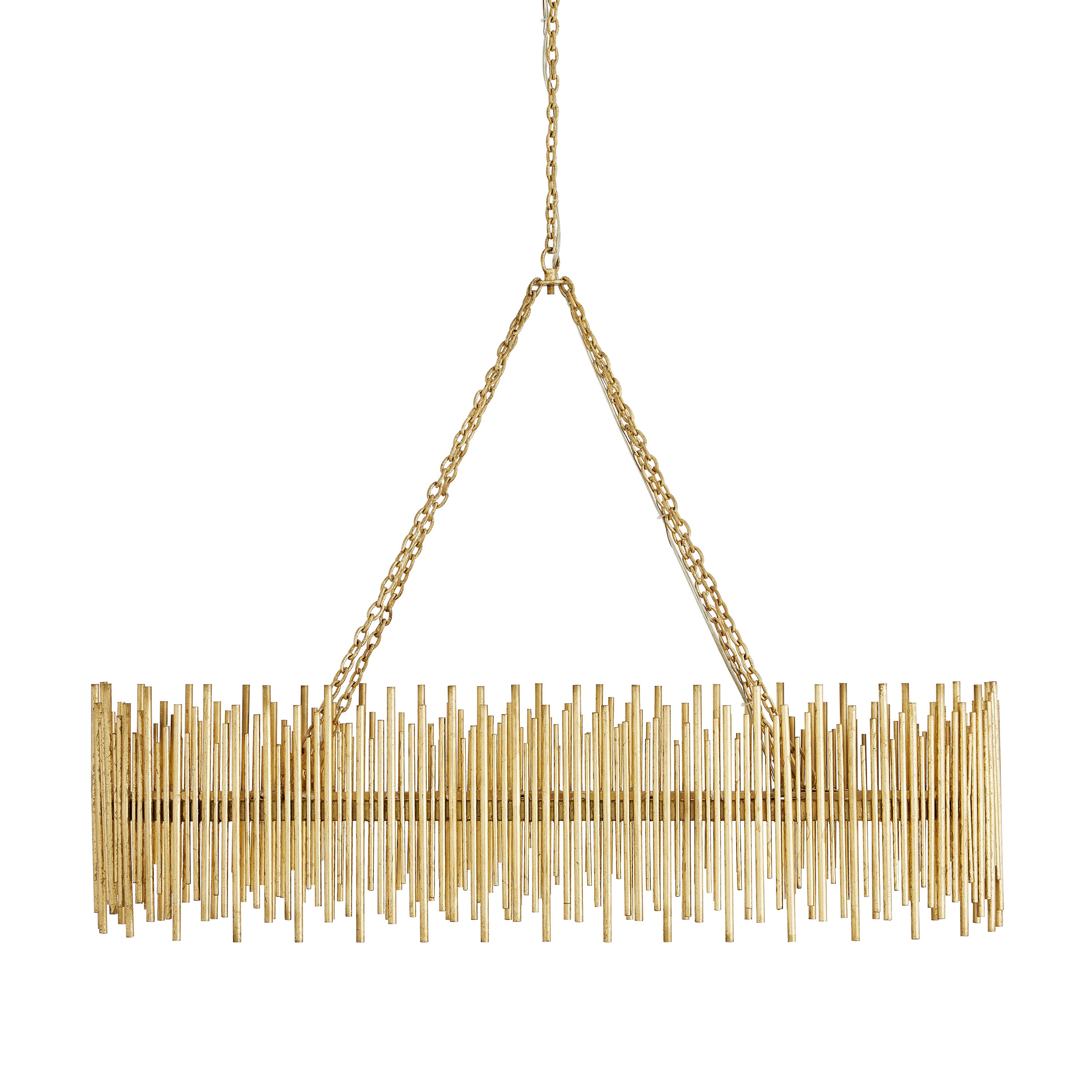 84038 - Prescott Linear Chandelier - Gold Leaf, Iron