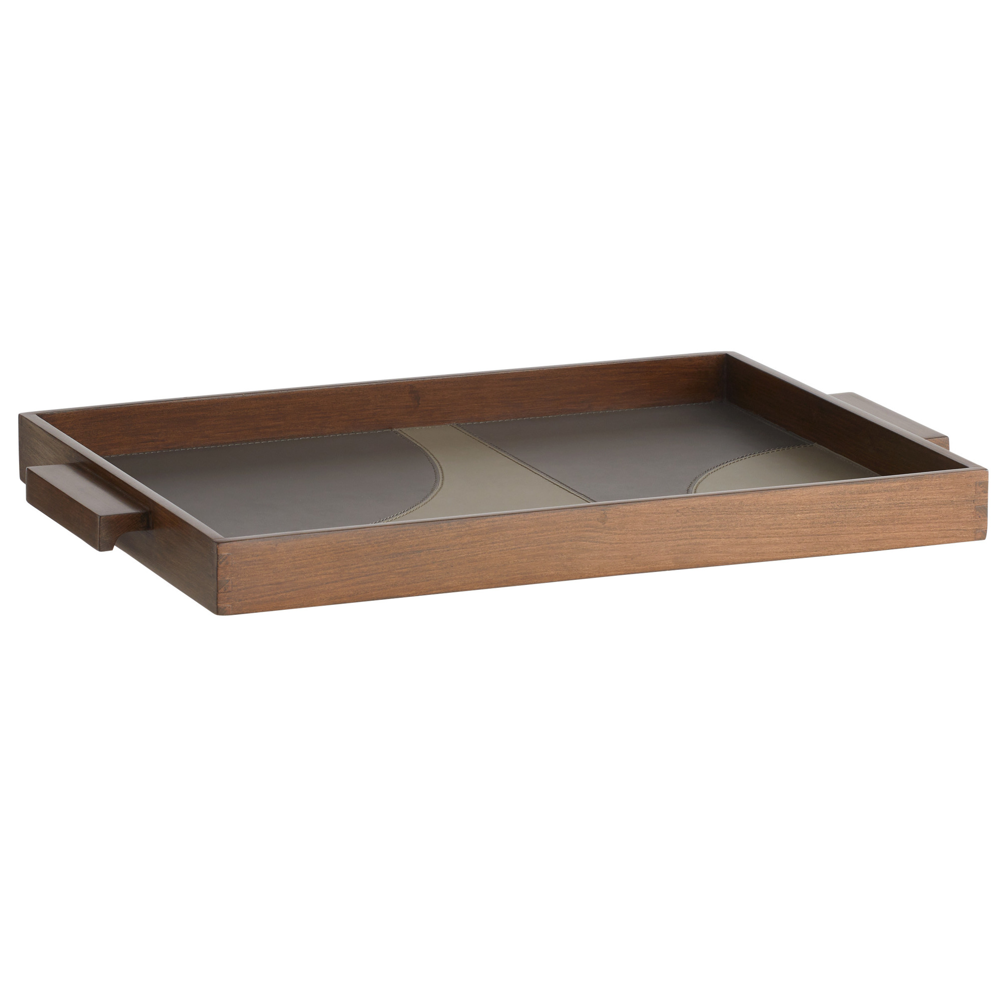 AYI10 - Fabio Tray - Morel, Leather