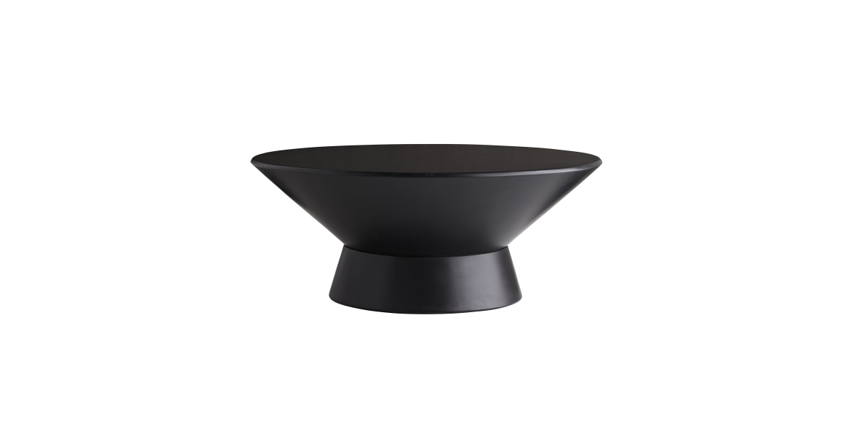 5098 - Beckham Coffee Table - Matte Black, Concrete