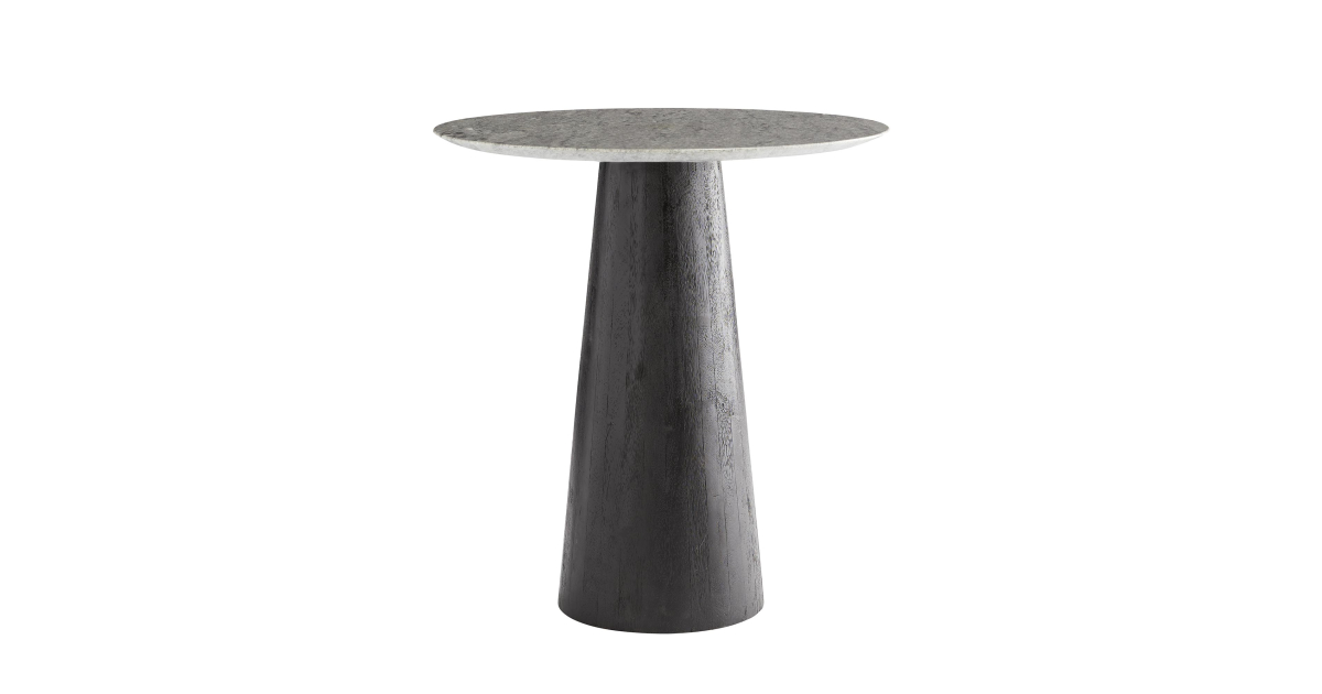6852 - Theodore End Table - Sandlasted Ebony, Wood