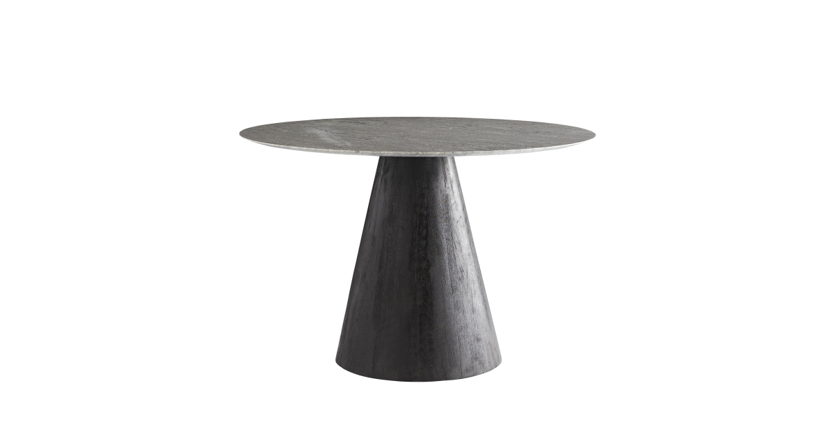 6855 - Theodore Entry Table - Sandlasted Ebony, Wood
