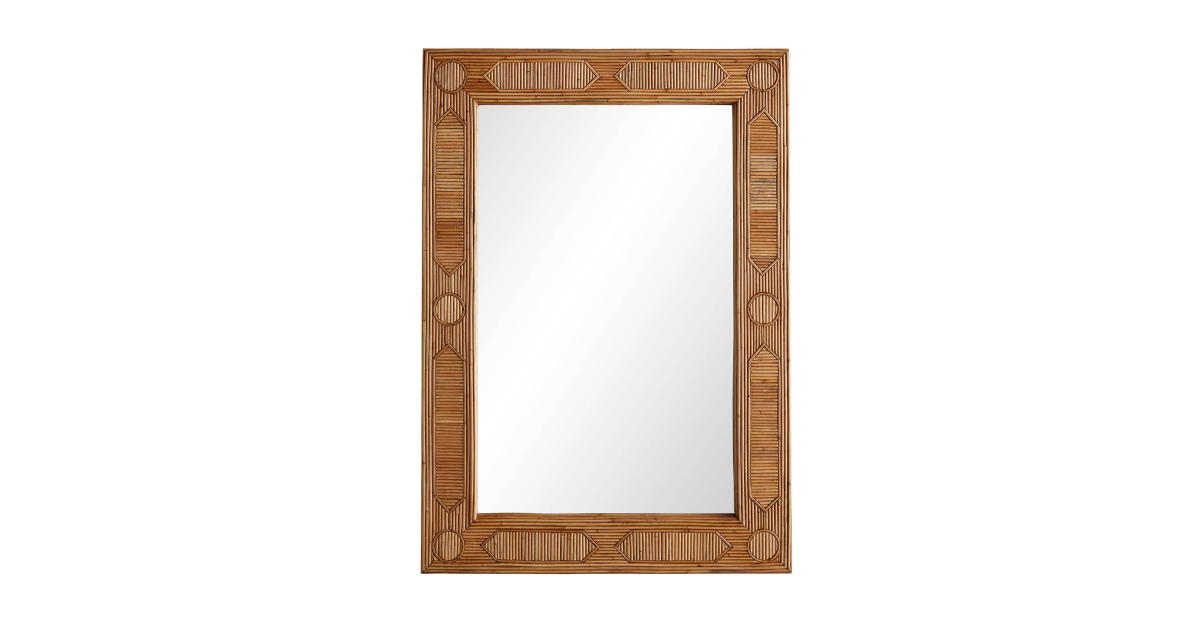 DC5004 - Madeline Mirror - Natural, Rattan