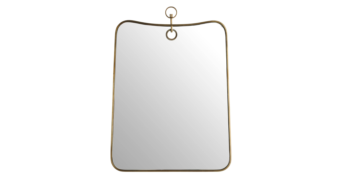 WMI100 - Lennox Mirror - Antique Brass, Iron