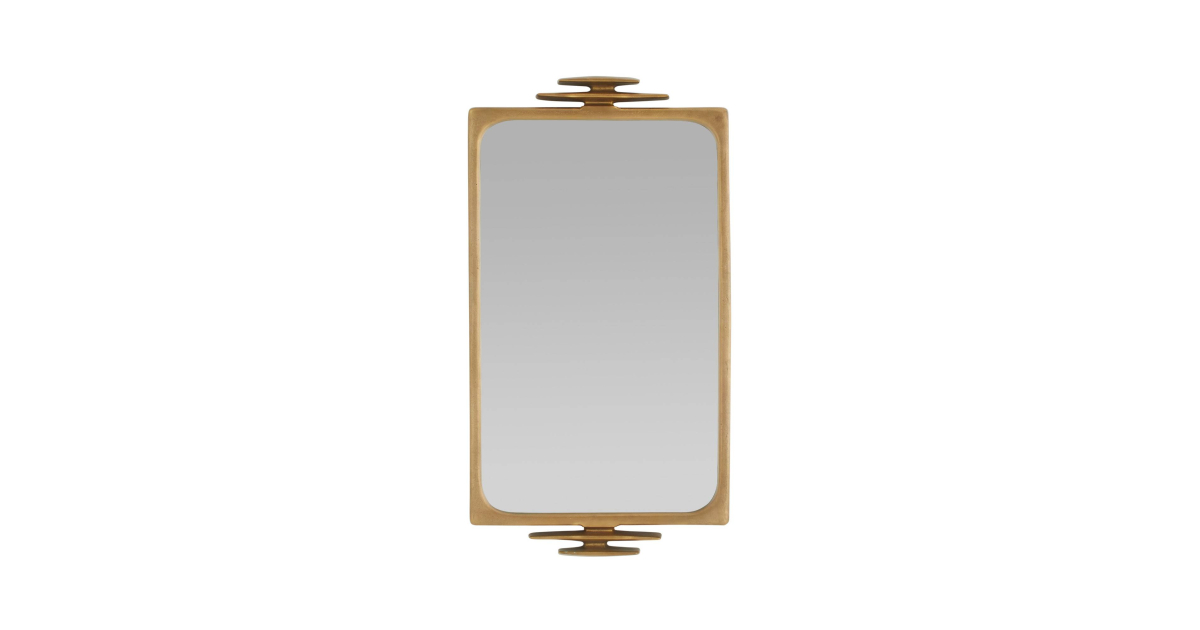 WMI67 - Hardaway Mirror - Antique Brass, Aluminum