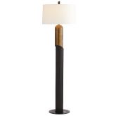 PFI15-317 - Hartford Floor Lamp - Black, Mango Wood