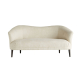 Duprey Settee Textured Ivory Grey Ash