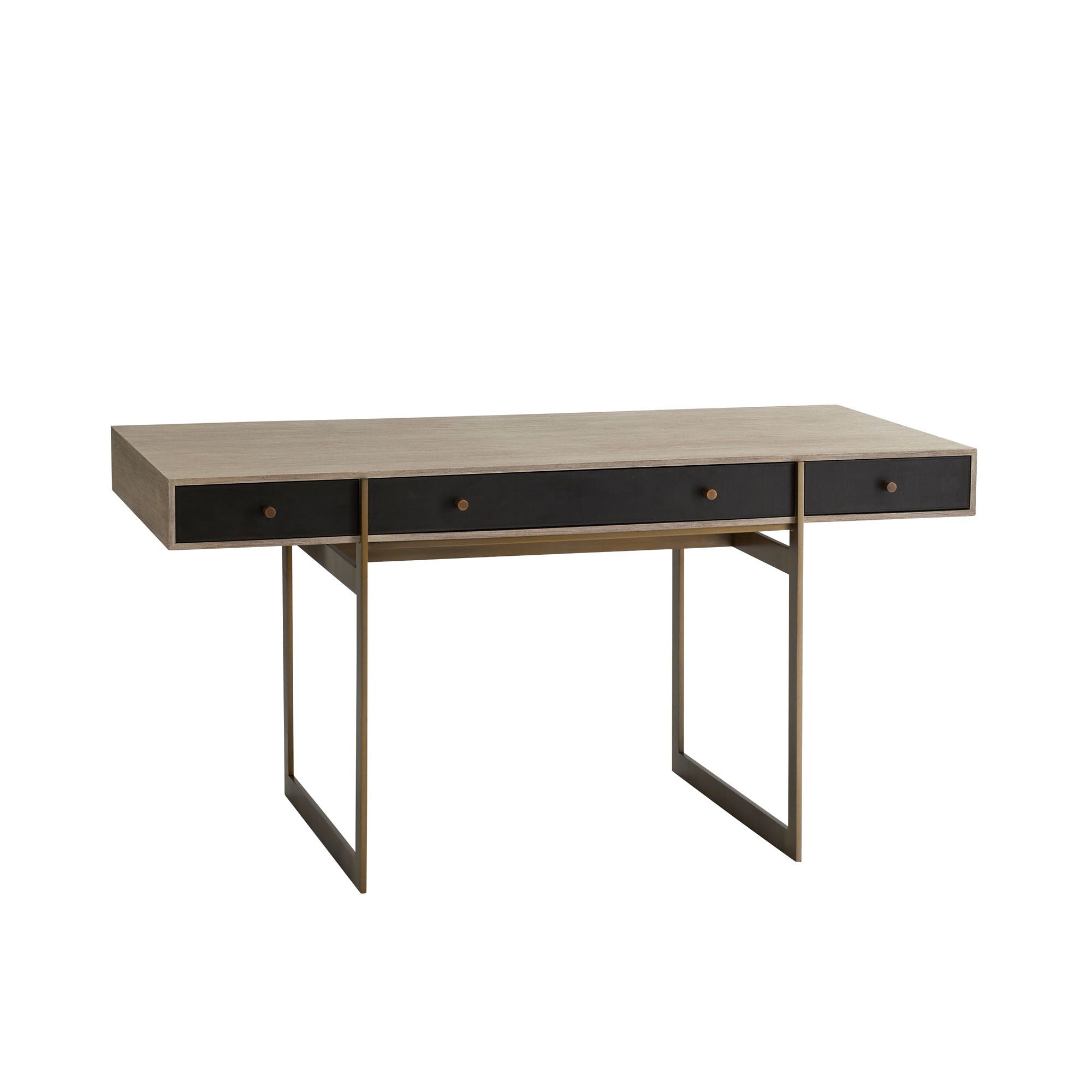 4665 Ollie Desk Antique Brass