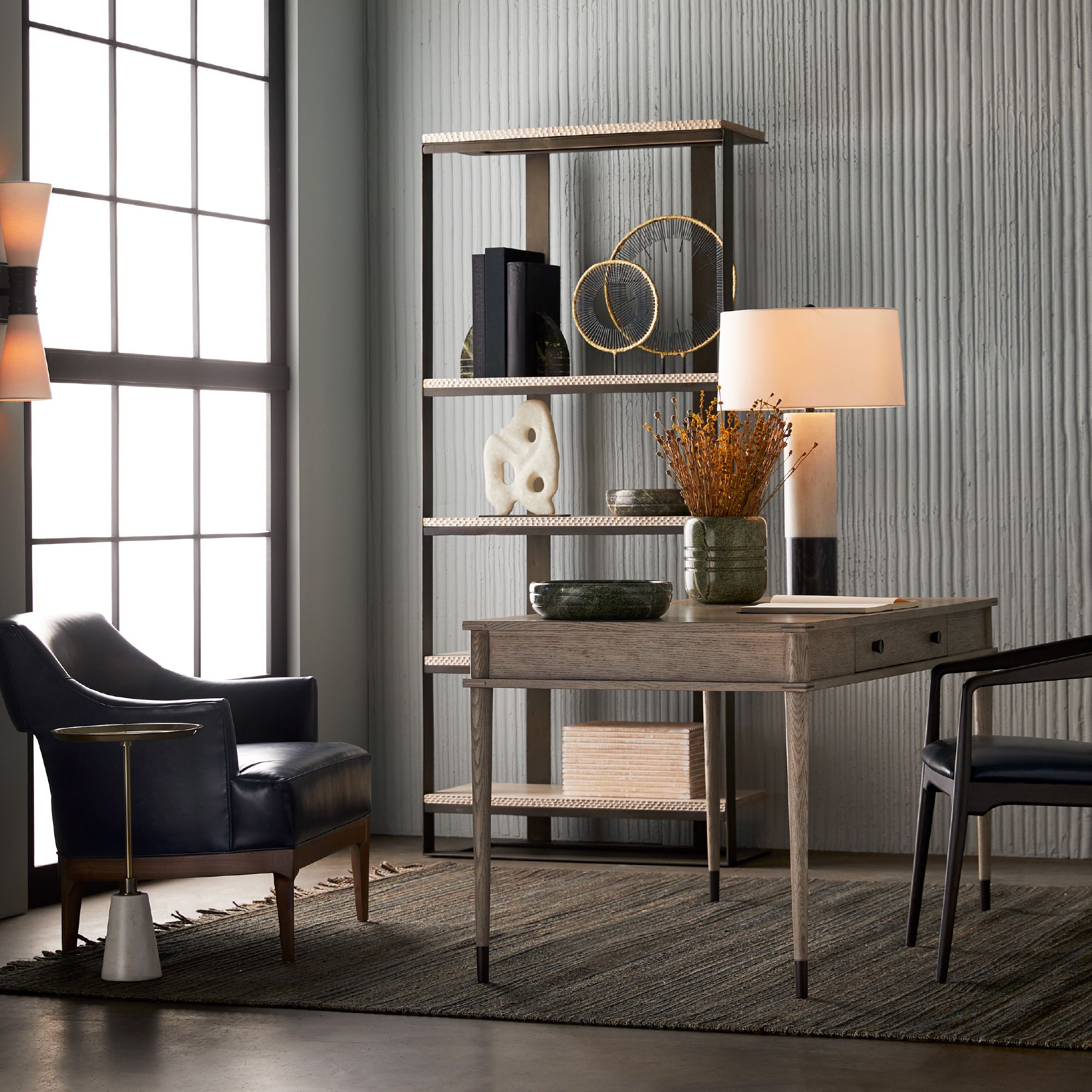 4898 Herrick Etagere Blackened Iron