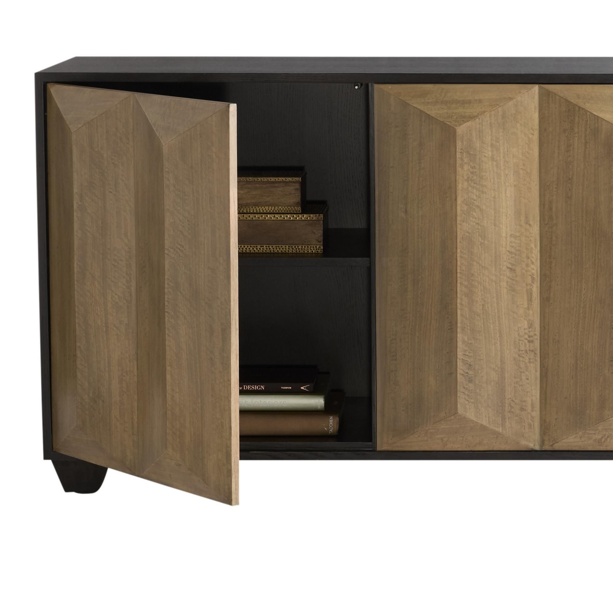 5755 Sapphire Credenza Ebony
