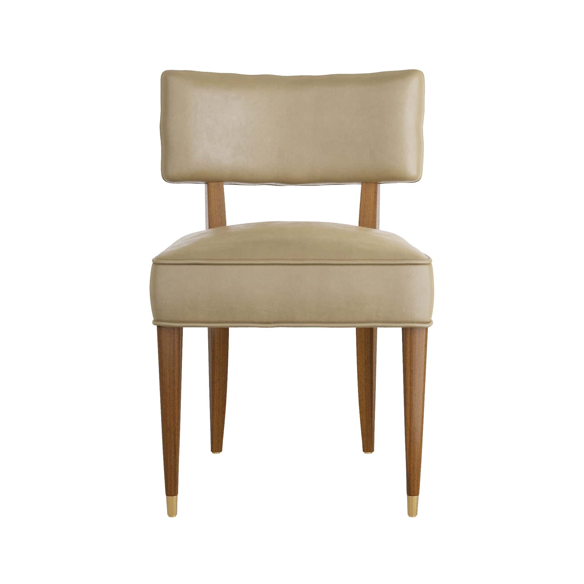 6901 Laurent Dining Chair Porcini Leather