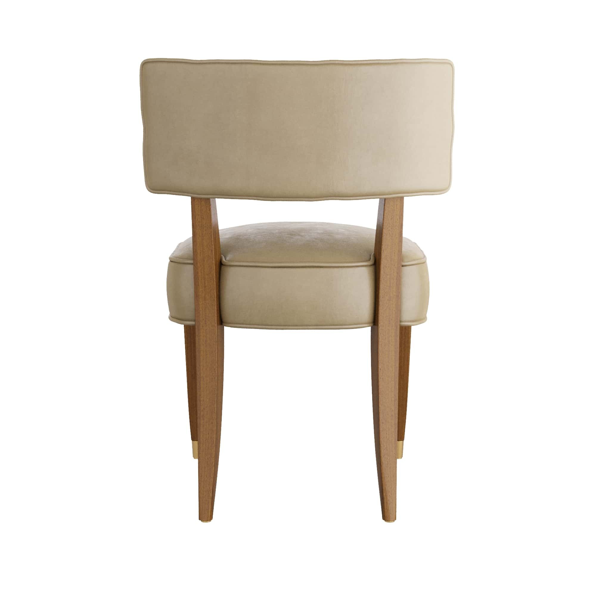 6901 Laurent Dining Chair Porcini Leather