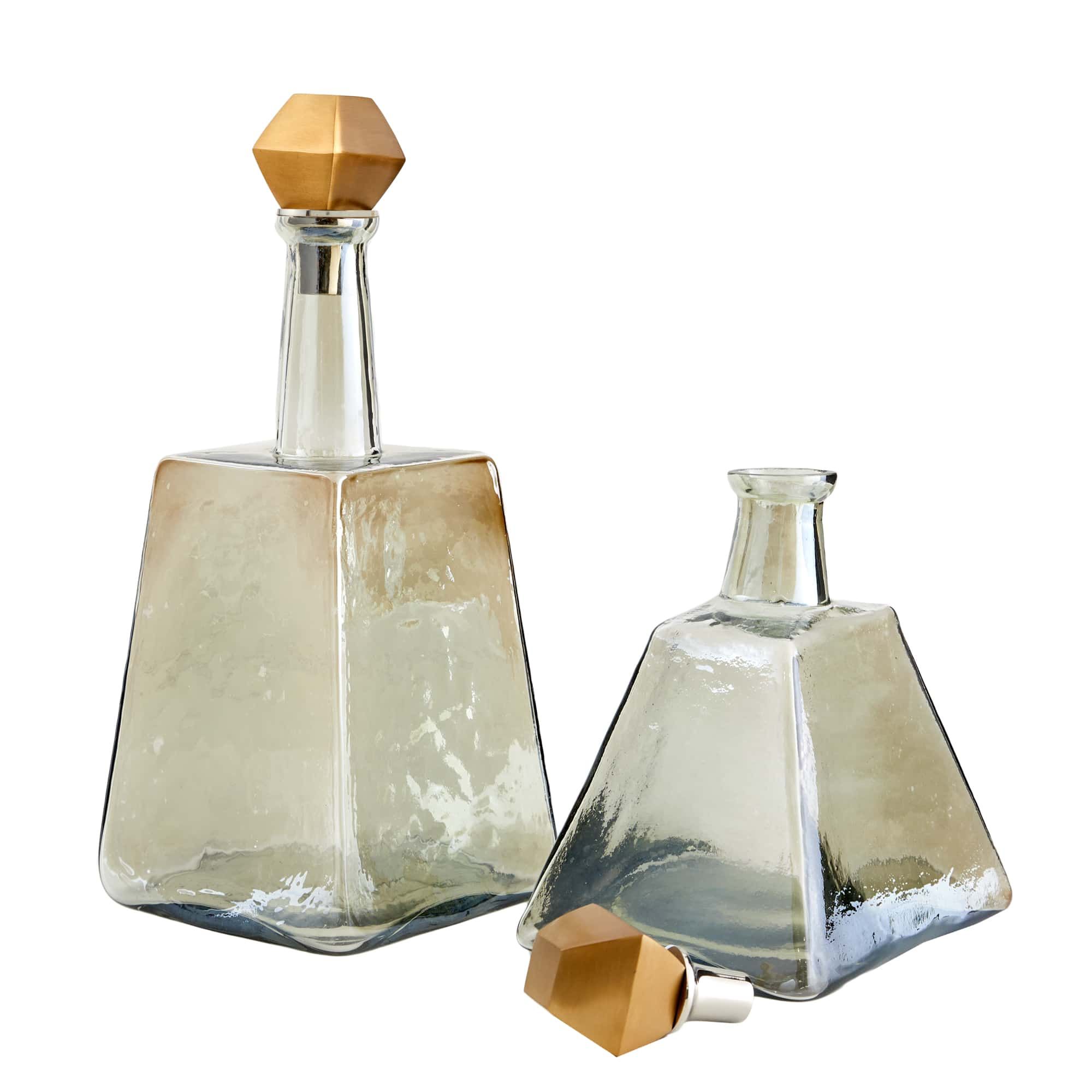 6956 Preston Decanters, Set of 2 Smoke