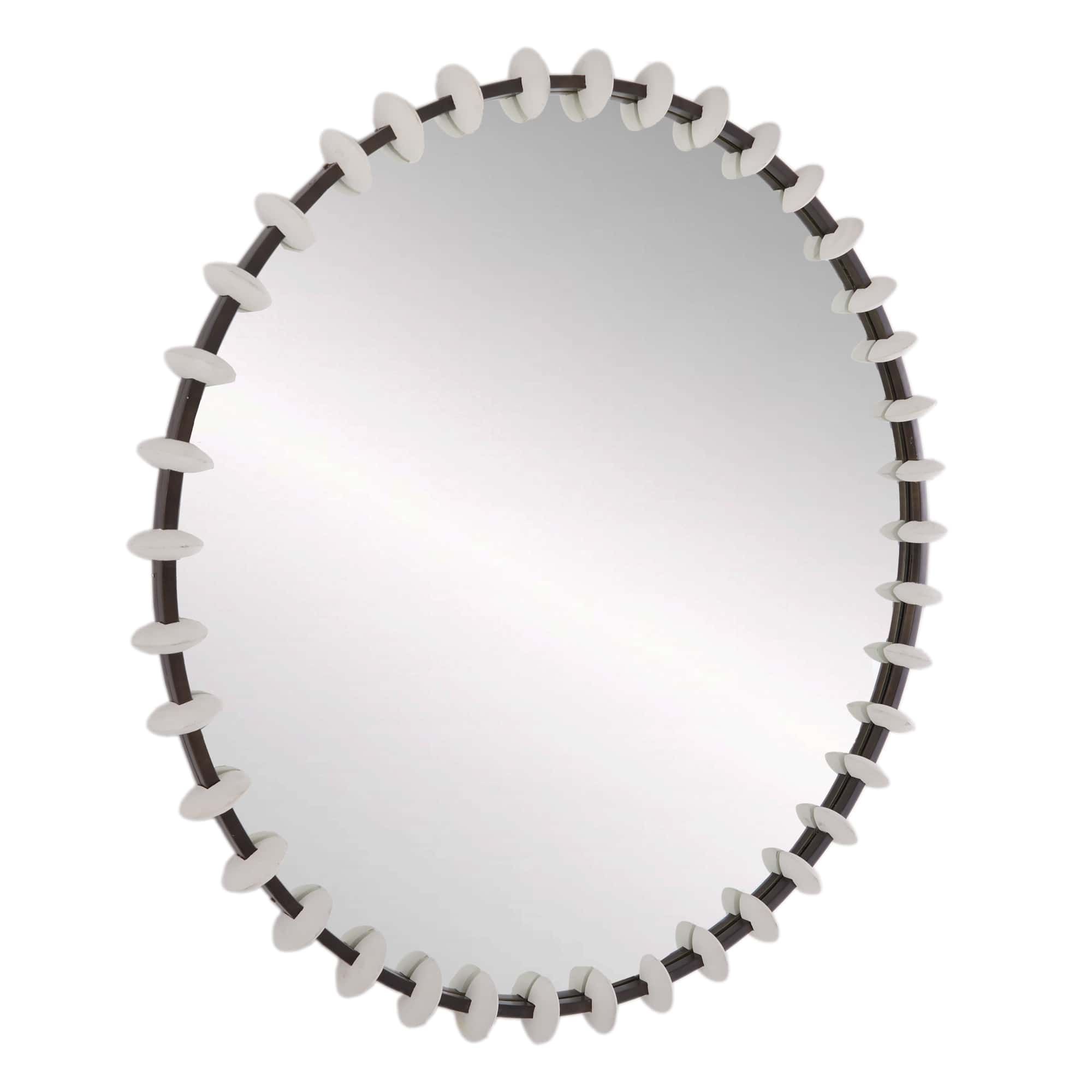 6988 - Pira Mirror - White Gesso