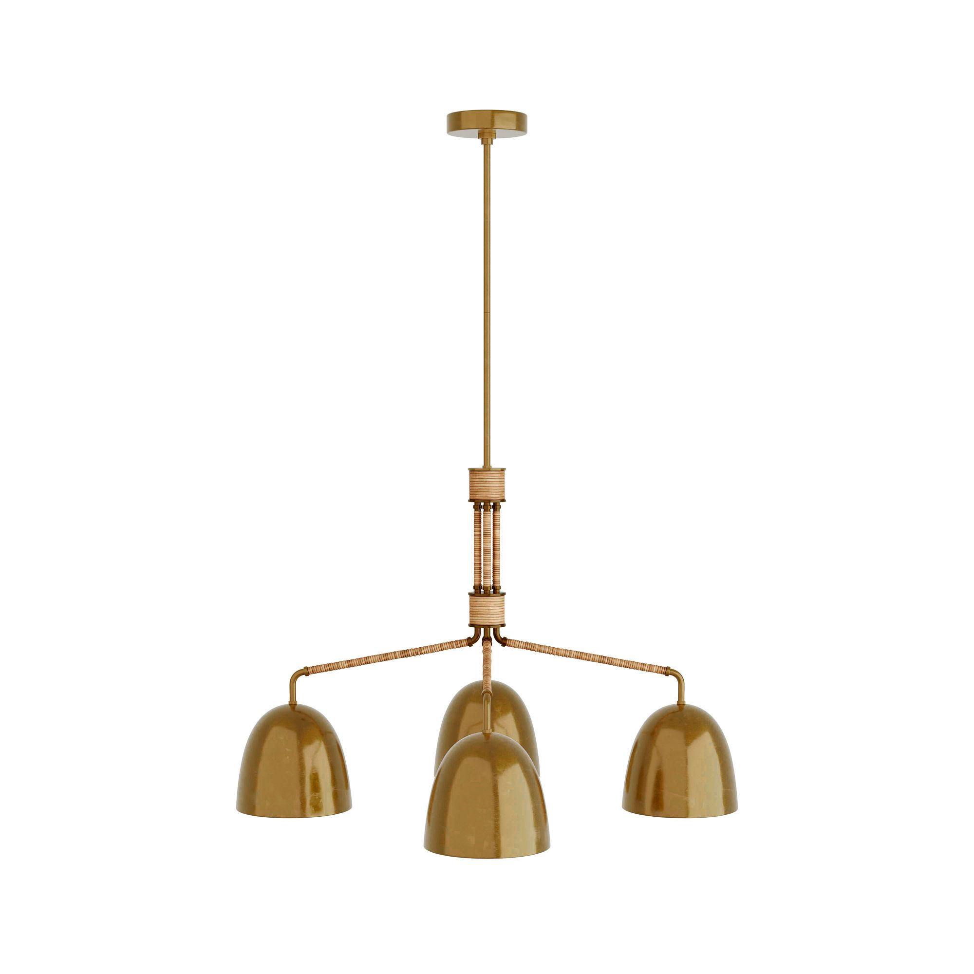 DLI05 Worth Chandelier Vintage Brass