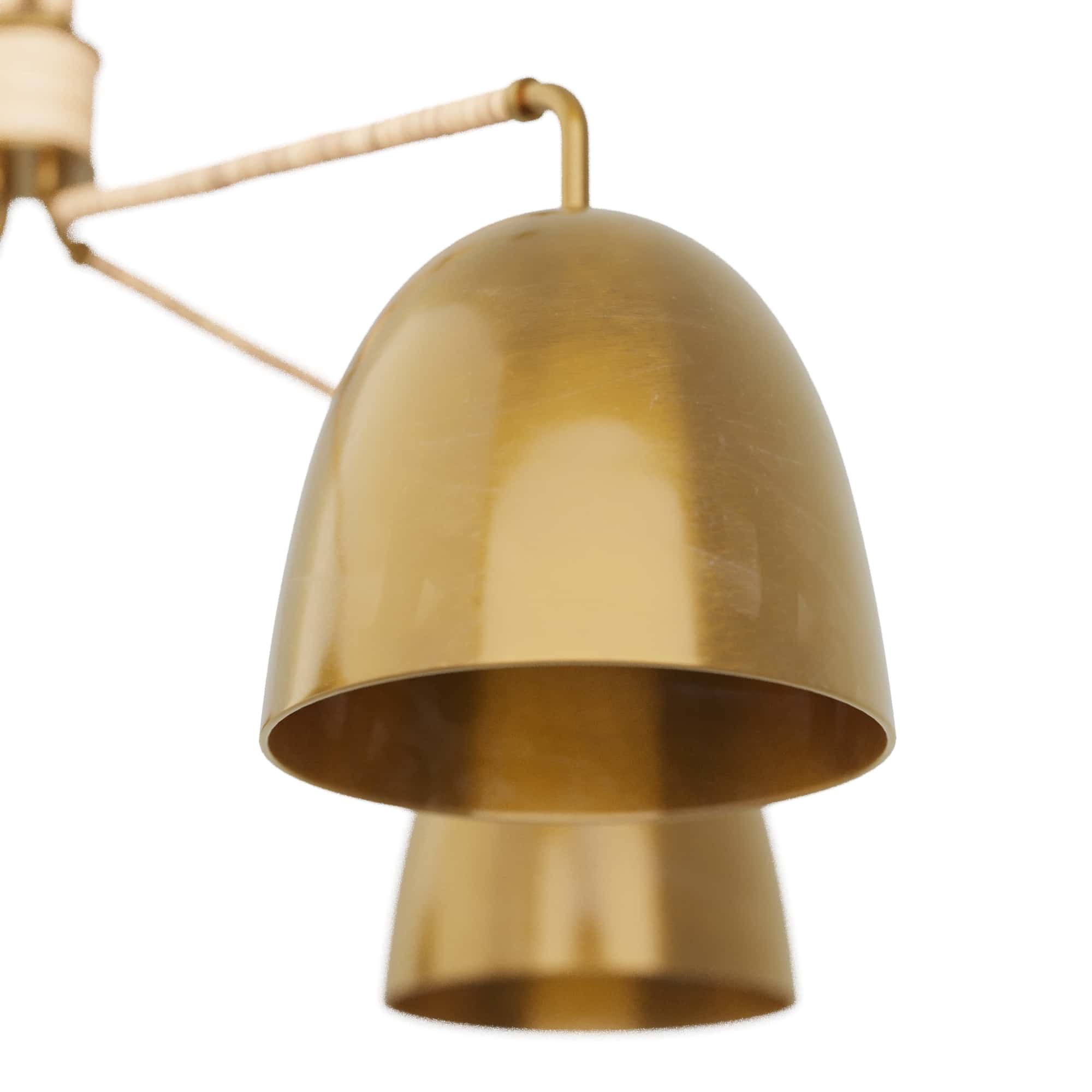 DLI05 Worth Chandelier Vintage Brass