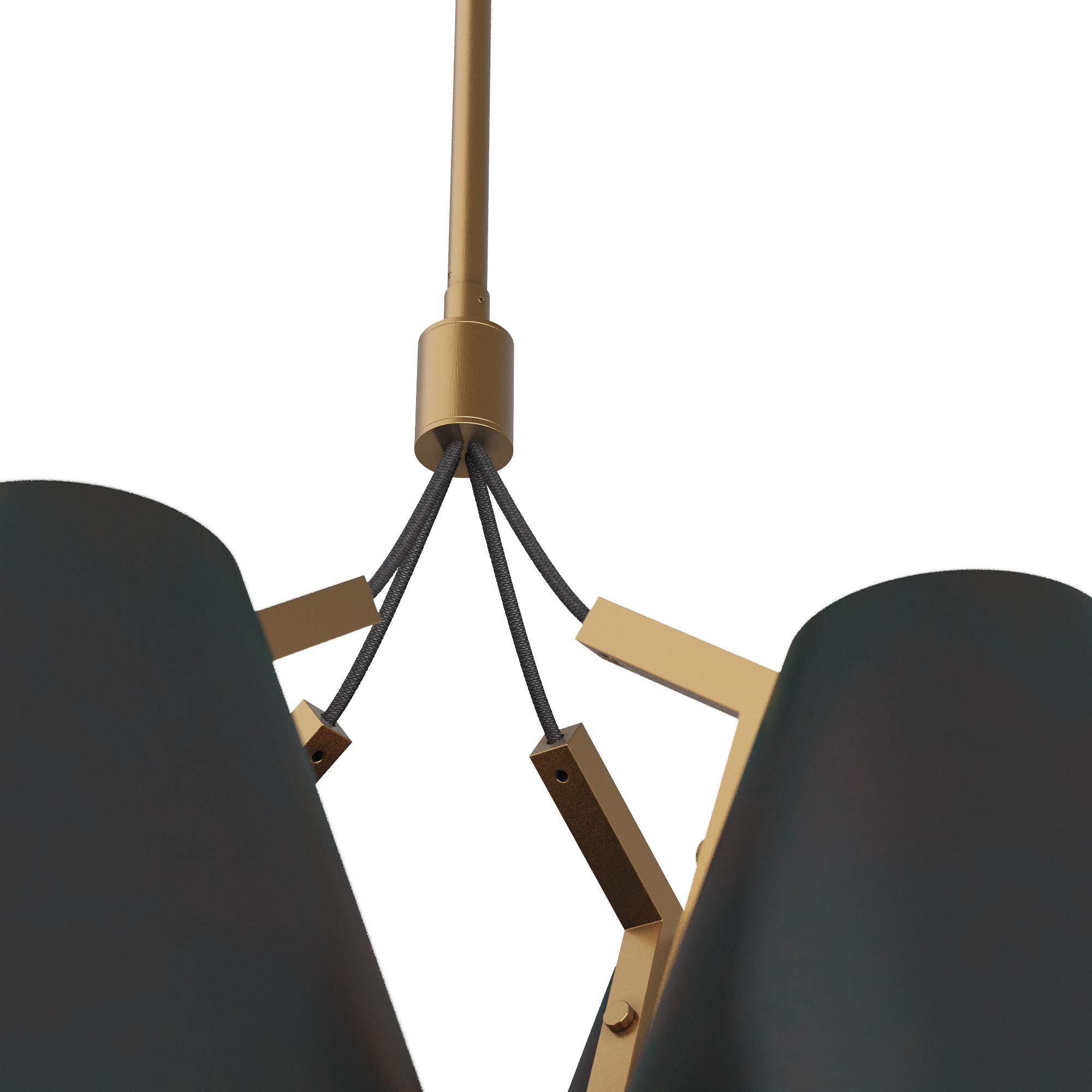 DMC18 Abrams Chandelier Antique Brass