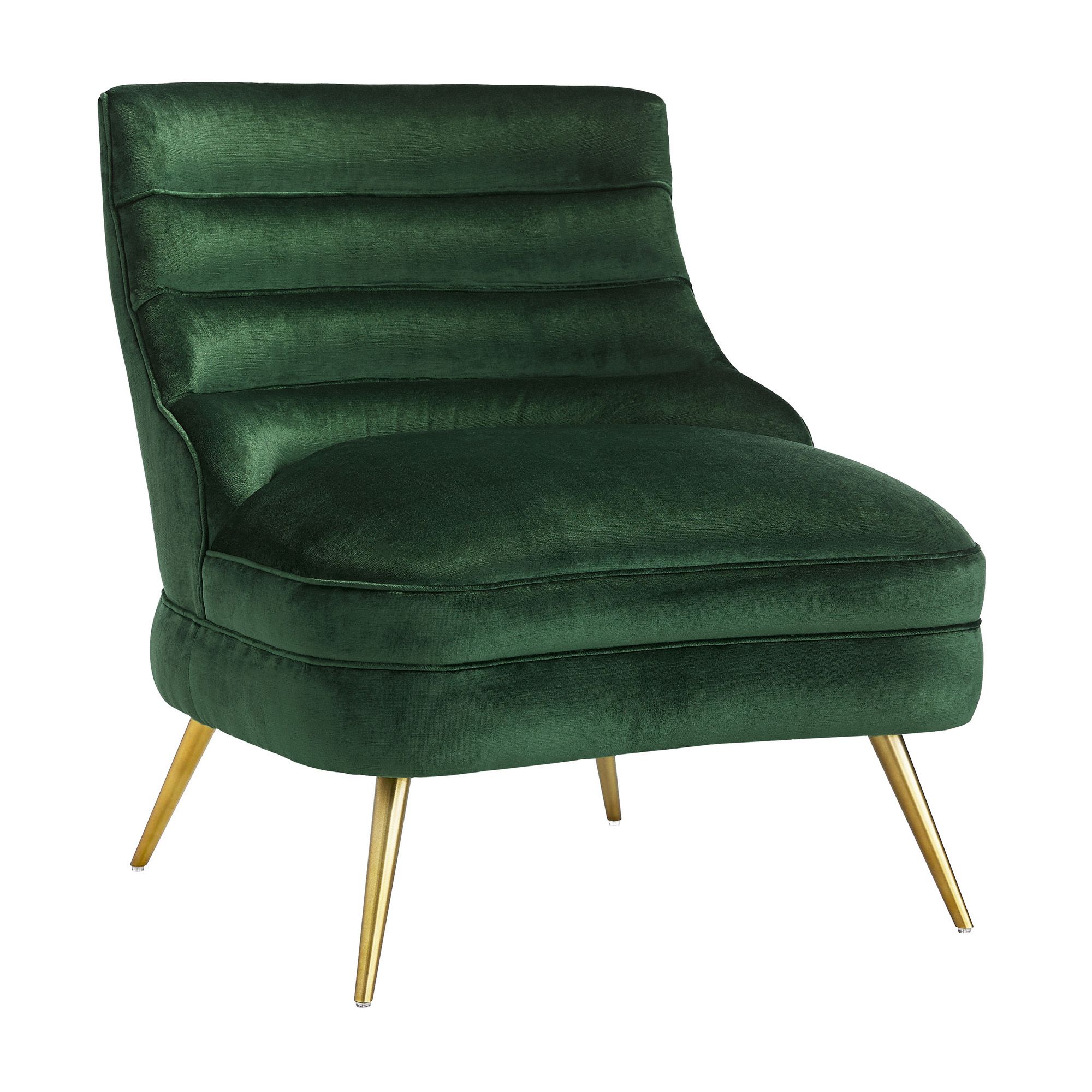 Dune Chair Emerald Velvet