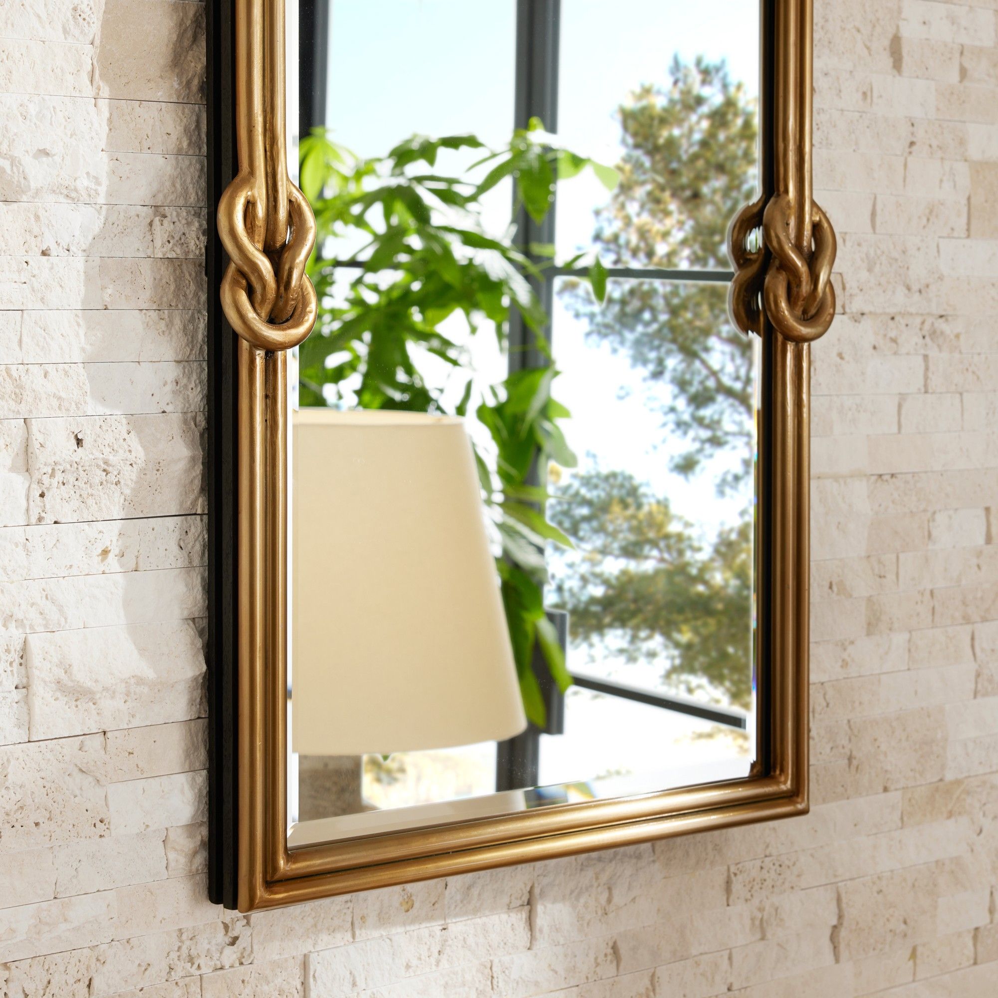 WMI54 Carruth Mirror Antique Brass