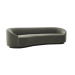 Turner Sofa Sharkskin Velvet Grey Ash
