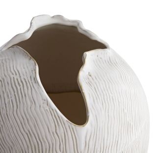 7712 - Blume Vases, Set of 3 - Whitewash, Ceramic