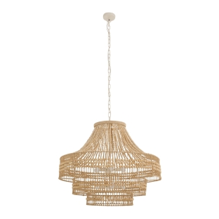 89335 - Tulane Chandelier - Natural, Wood