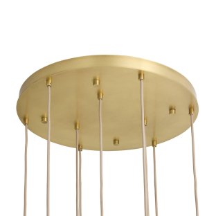 DSC15 - Javier Multi-Port Chandelier - Champagne, Crystal