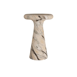 FAS05 - Zahara Accent Table - Mojave Faux Marble, Concrete Composite