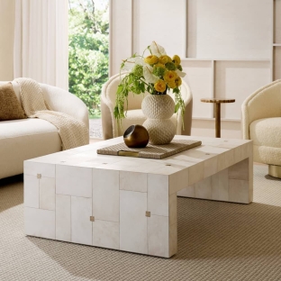 FCI27 - Madelyn Coffee Table - Ivory, Vellum