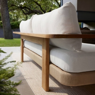 FFS06 - Halston Outdoor Sofa - Pearl, Bouclé