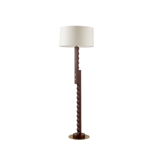 PFI12-769 - Elvis Floor Lamp - Dark Walnut, Mango Wood