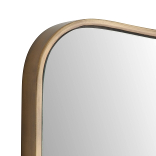 WMI100 - Lennox Mirror - Antique Brass, Iron