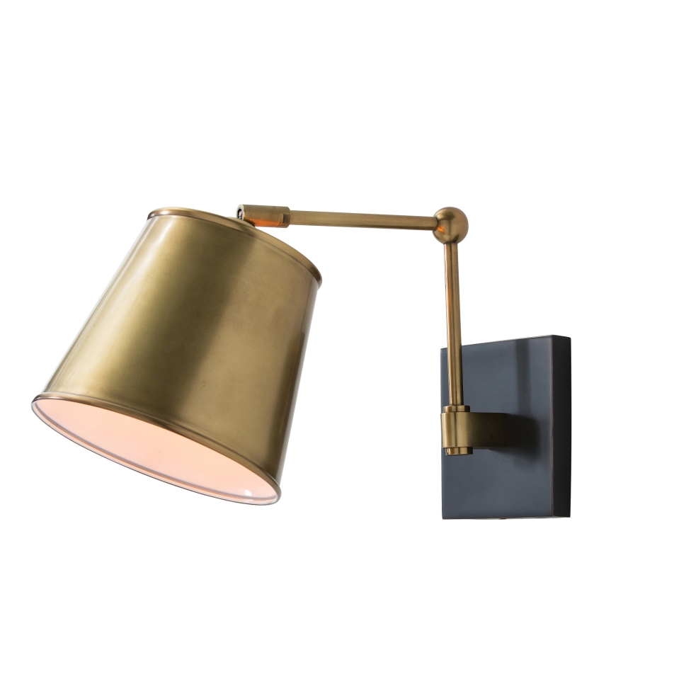 49020 - Watson Wall Sconce - Antique Brass, Steel
