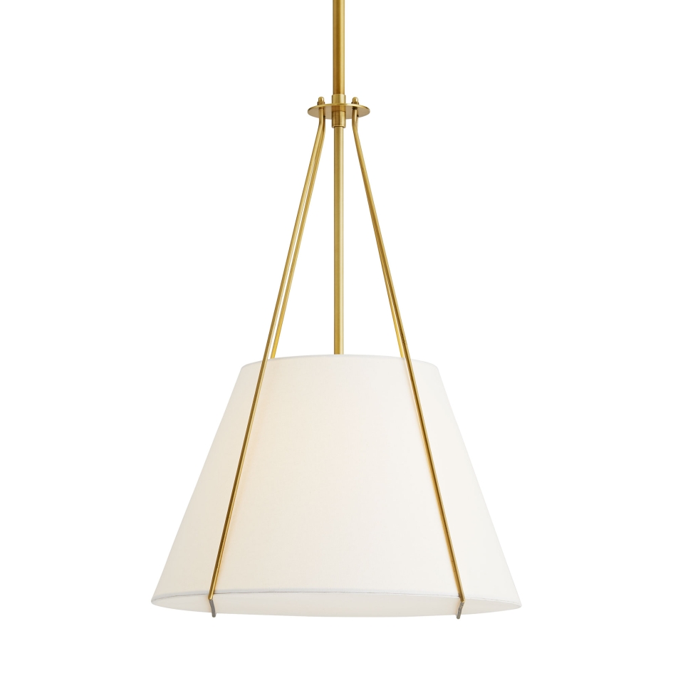 49693 - Heloise Pendant - Antique Brass, Steel