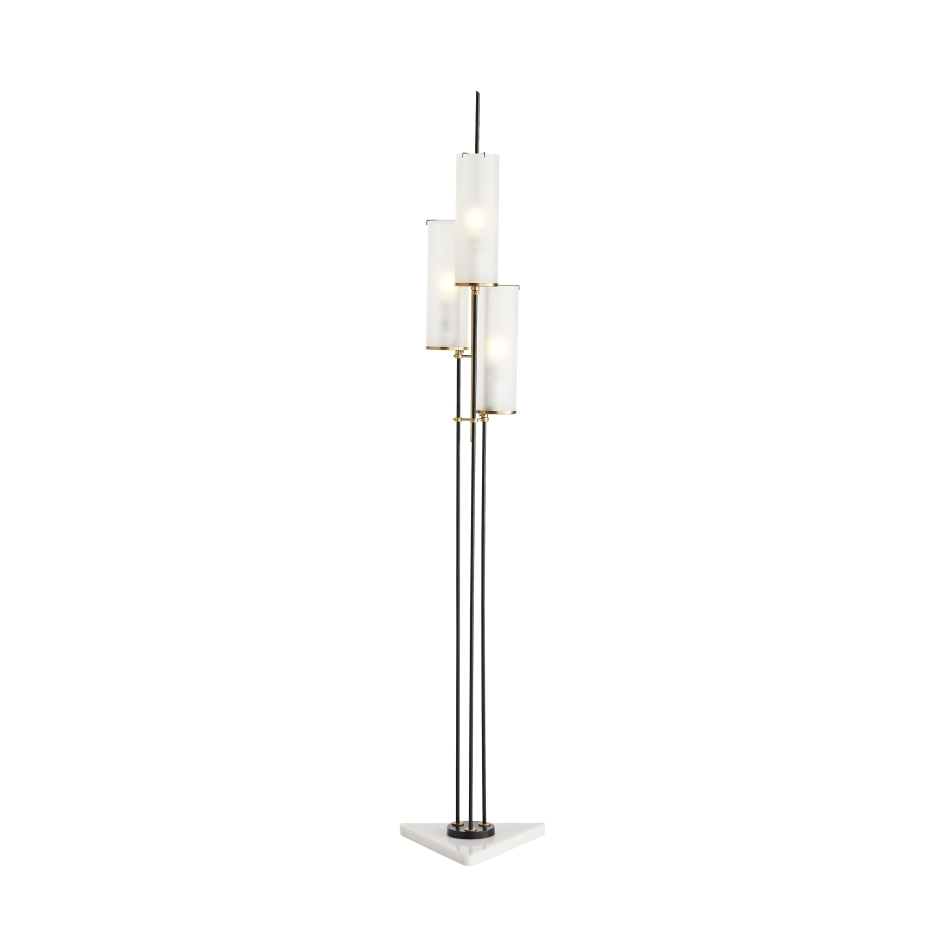 79661 - Stefan Floor Torchiere - Black, Iron