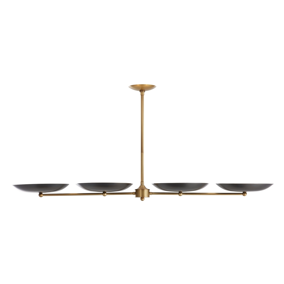 89015 - Griffith Linear Chandelier - Bronze, Steel