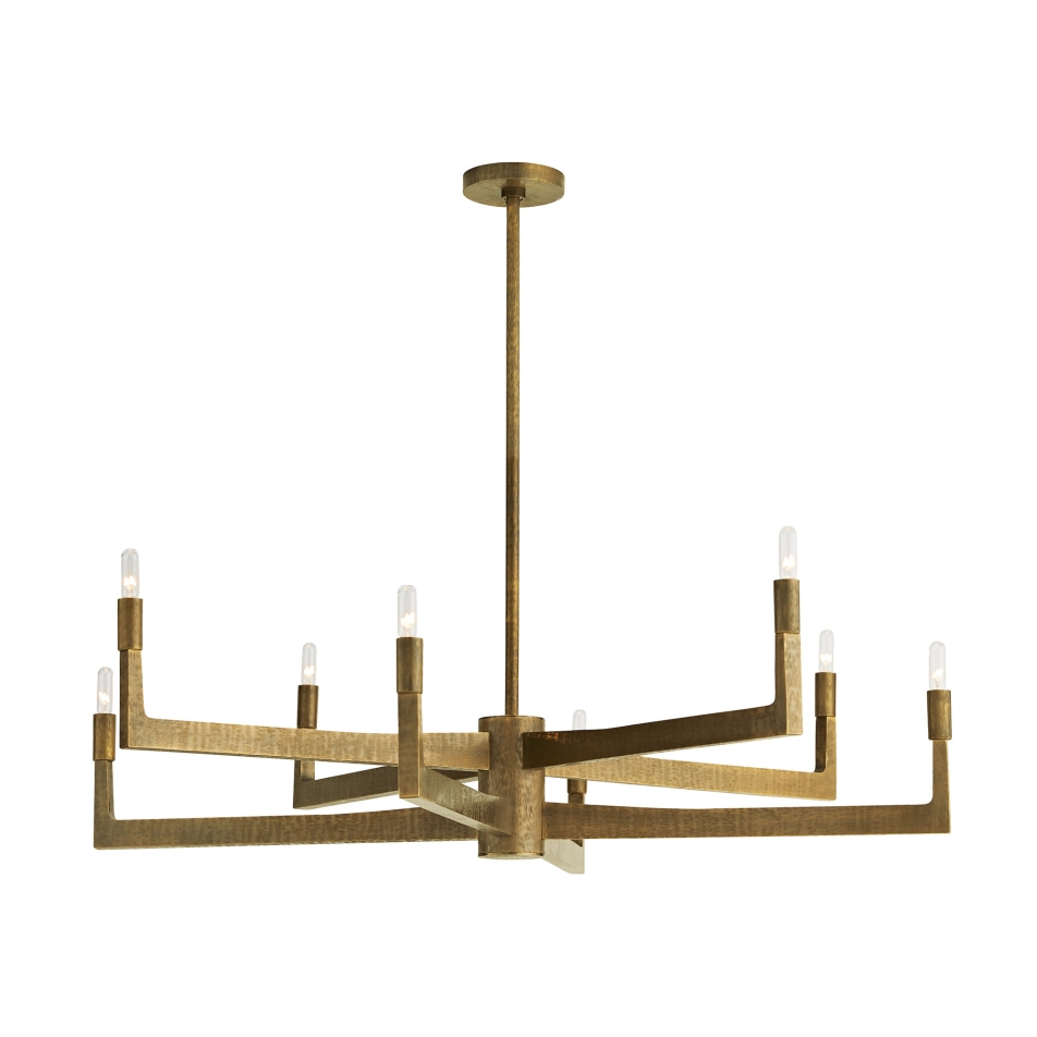 89485 - Griff Chandelier - Antique Brass, Steel