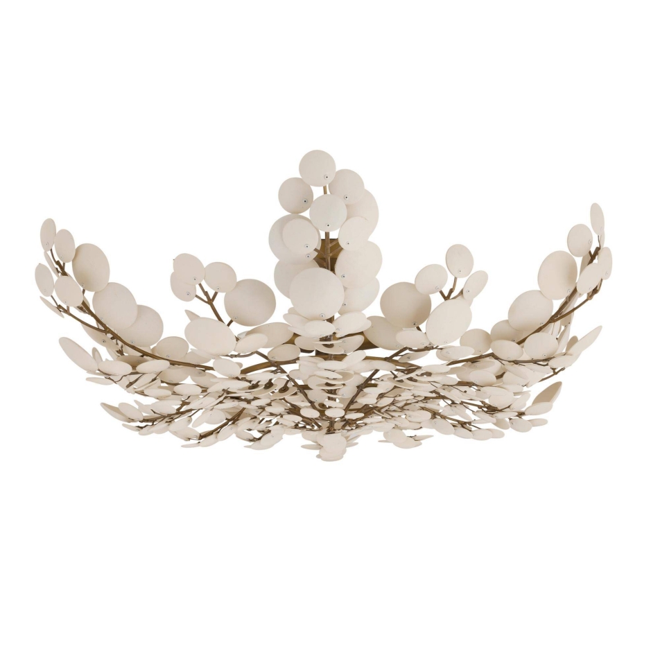 DFS02 - Bilal Flush Mount - Ivory, Coconut