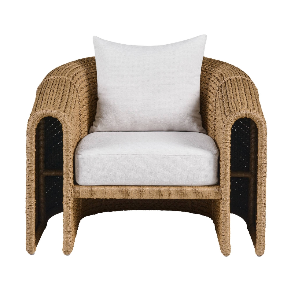 FRS34 - Julien Open Arm Outdoor Lounge Chair - Outdoor Performance