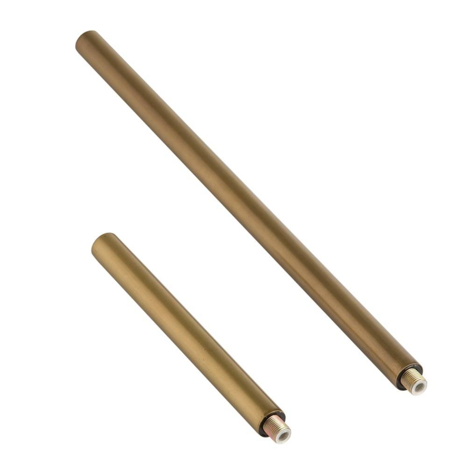 Antique Brass Ext Pipe (1) 6\" and (1) 12\"