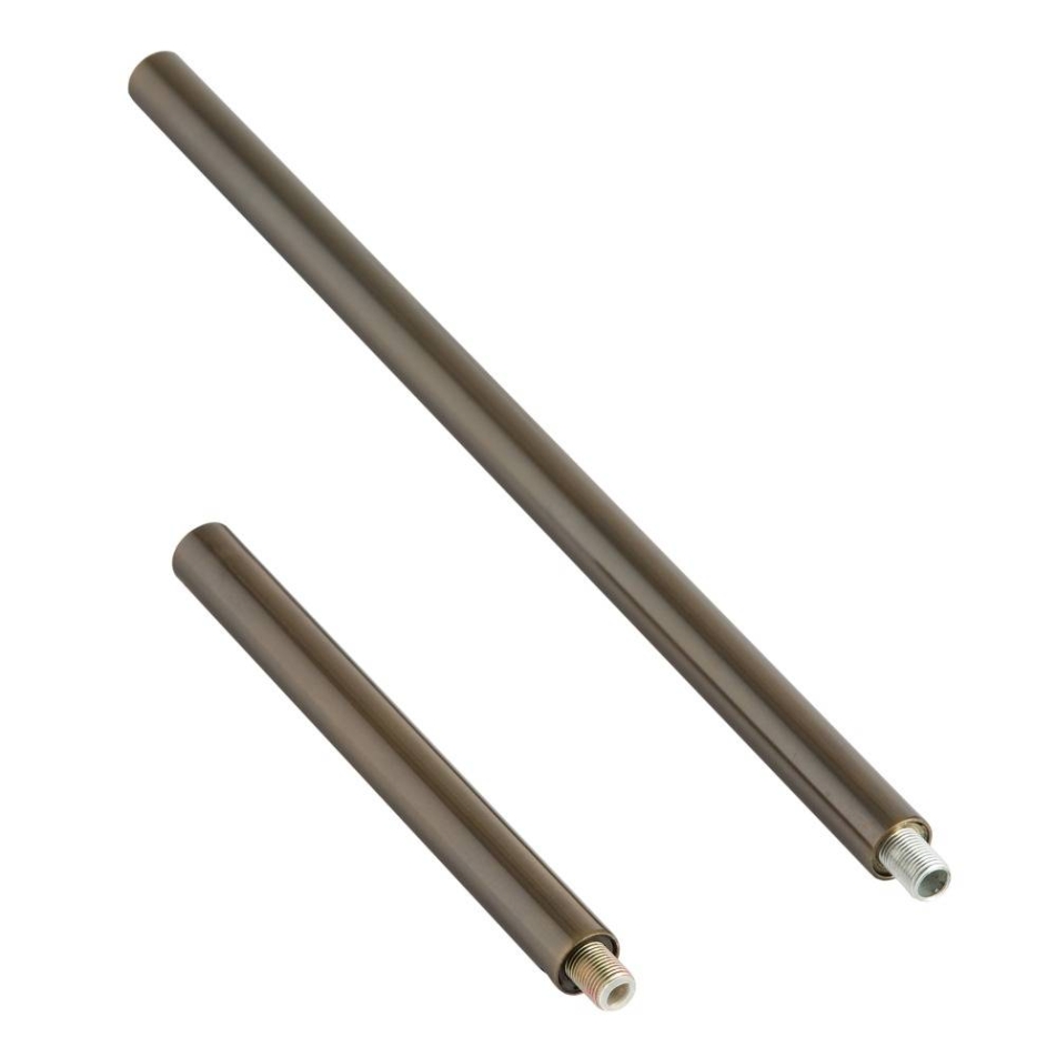 Vintage Brass Ext Pipe (1) 6\" and (1) 12\"